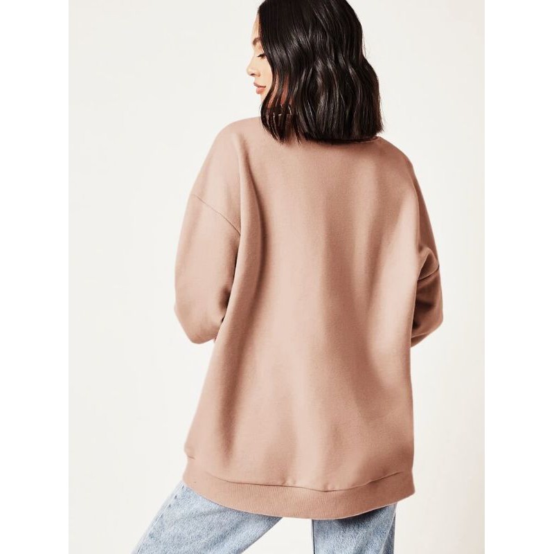 CREWNECK SWEATER PRIA DAN WANITA MOCCA