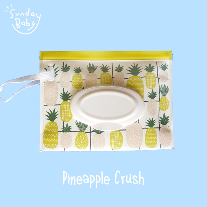 SUNDAY BABY WET AND WIPE POUCH TRAVELING TEMPAT TISU BASAH / KERING