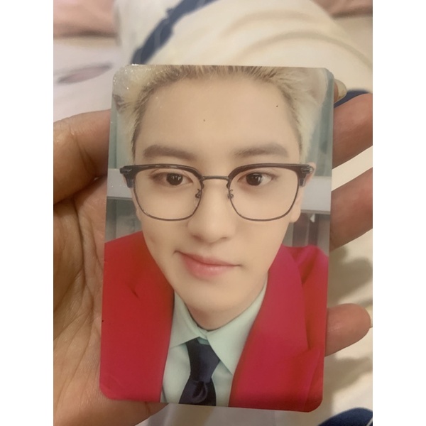 OFFICIAL PHOTOCARD  CHANYEOL JAS MERAH