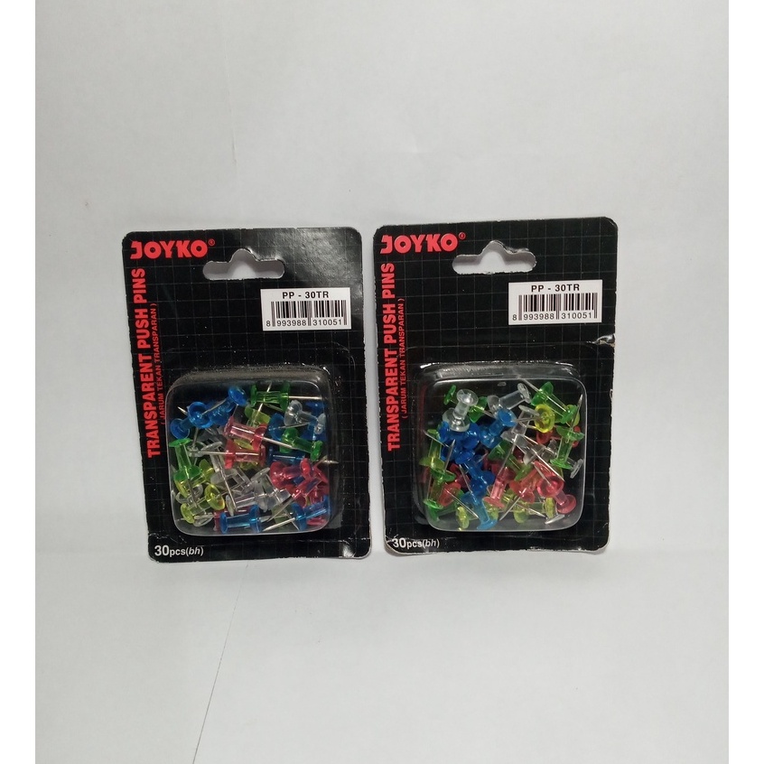 

[Cuci Gudang] JOYKO - Transparent Push Pins PP-30TR