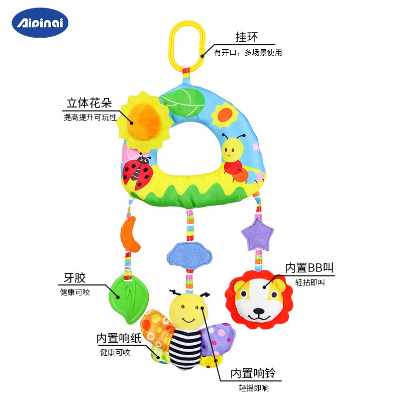 [BIG SALE] Mainan Gantungan Ranjang Bayi / Gantungan Stroller Baby / Kasur Bayi Rattle Teether Bayi