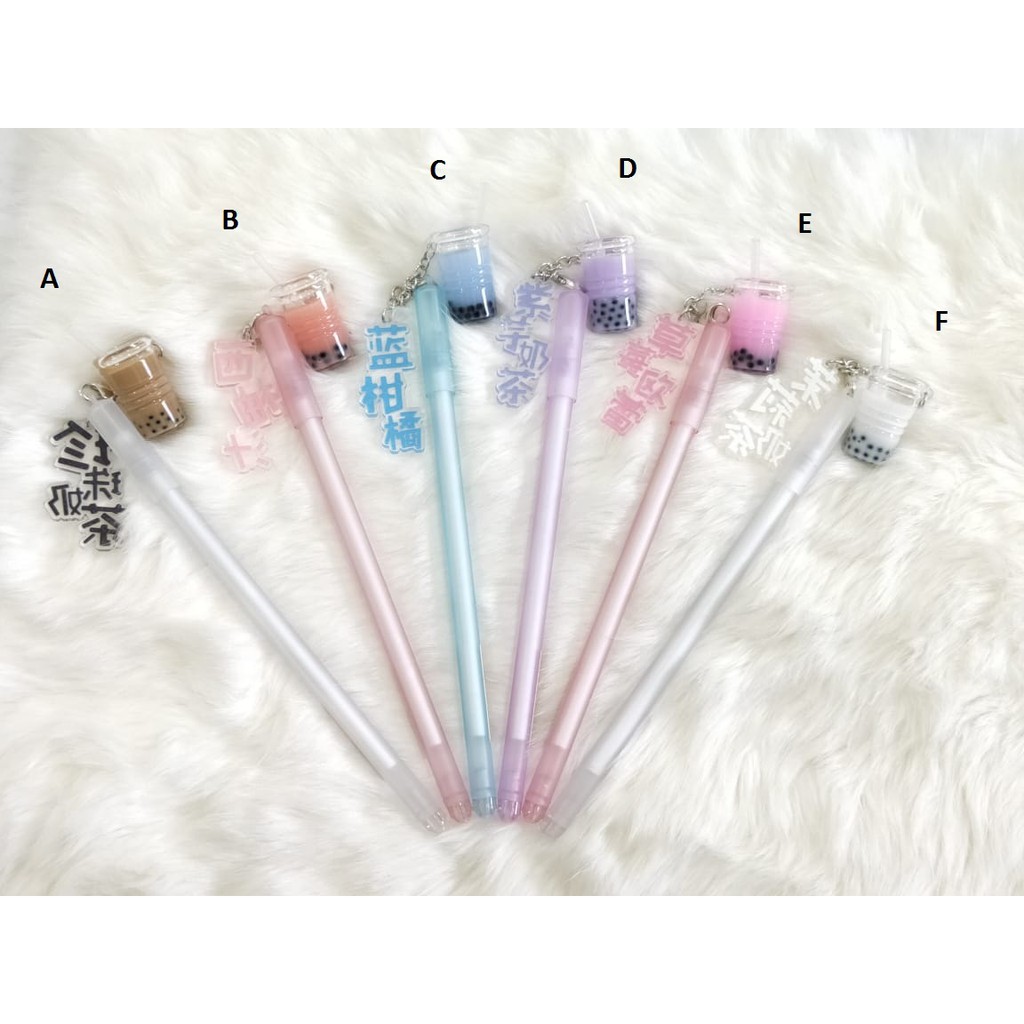 

Mixthings Bubble Tea Pen Lucu - Pena Kece Terbaru / Pena Sekolah / Pena Murah / Cute Pen