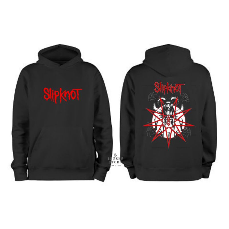 Hoodie band Slipknot / Jaket Sweater Hoodie Slipknot distro - black