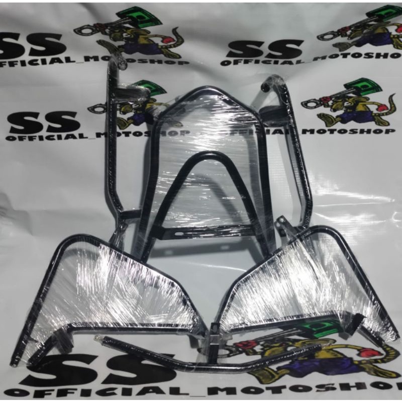 tubular(pelindung bodi) yamaha mio m3 sudah ada dudukan lampu aksesories