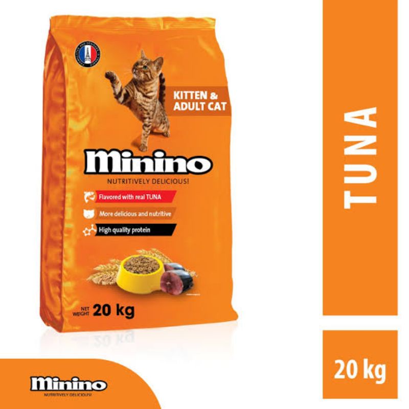 Minino Tuna 20kg Pakan Kucing