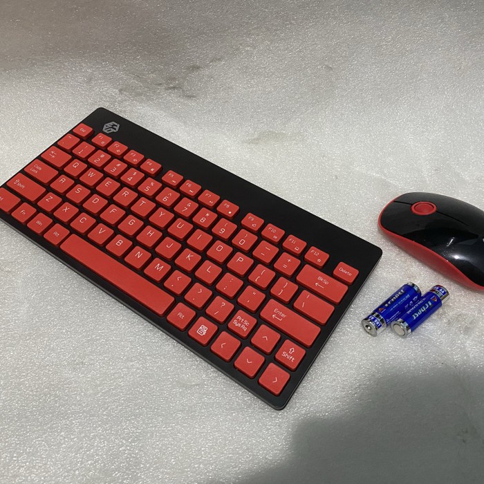 PAKET COMBO WIRELESS KEYBOARD MOUSE EYOTA G1500 SUPER SILENT