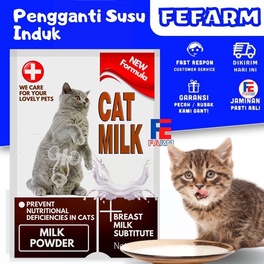 SUSU KUCING SHASET CAT MILK 20G FEFARM