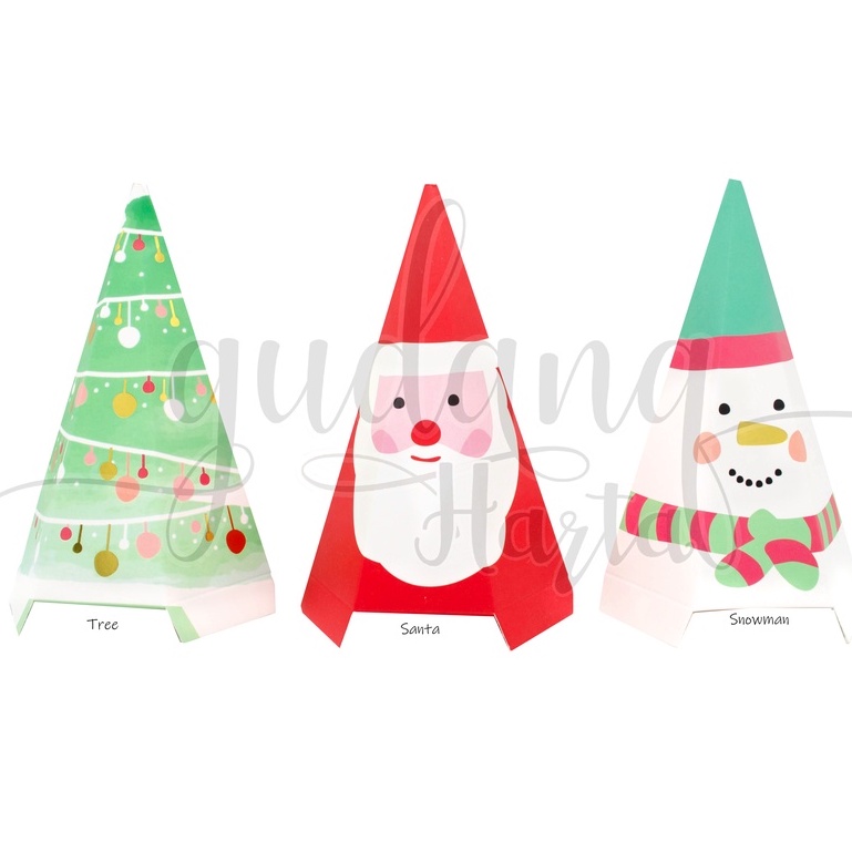 

Box Natal 3D Bentuk Pohon Kerucut Christmas Box Unik GH 509009