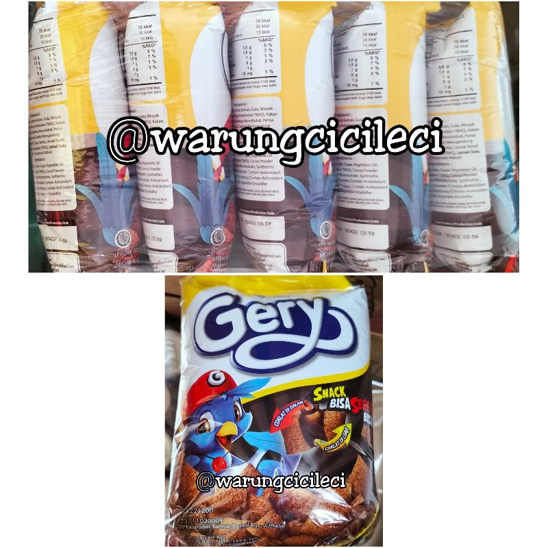 

GARUDA FOOD - GERY - SNACK SEREAL RASA COKELAT 26g x 5pcs