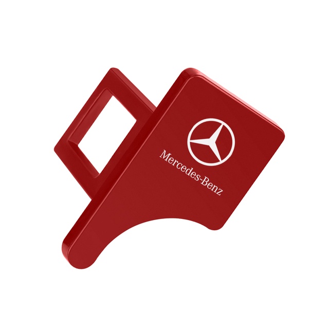 1 / 2pcs Klip stopper Sabuk Pengaman Mobil Bahan Zinc Alloy Untuk BMW Merceds Benz Audi M AMG Sline