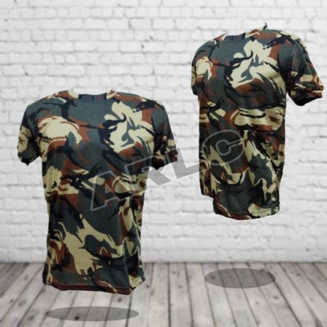 kaos pendek loreng unifil lebanon/kaos army pria wanita dewasa/kaos oblong pendek tni tactical