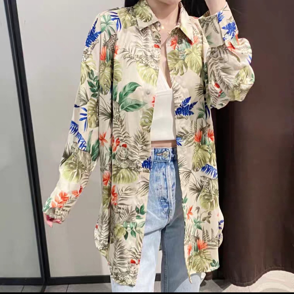 3M KEMEJA 6768  WAKANDA OVERSIZED SHIRT THREE M TM Fashion Pantai Impor Berkualitas Import TERLARIS