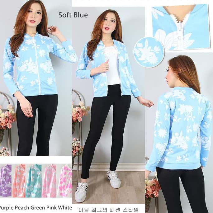 BAJU HOODIE WANITA TANPA TOPI A303 PILIHAN KEREN