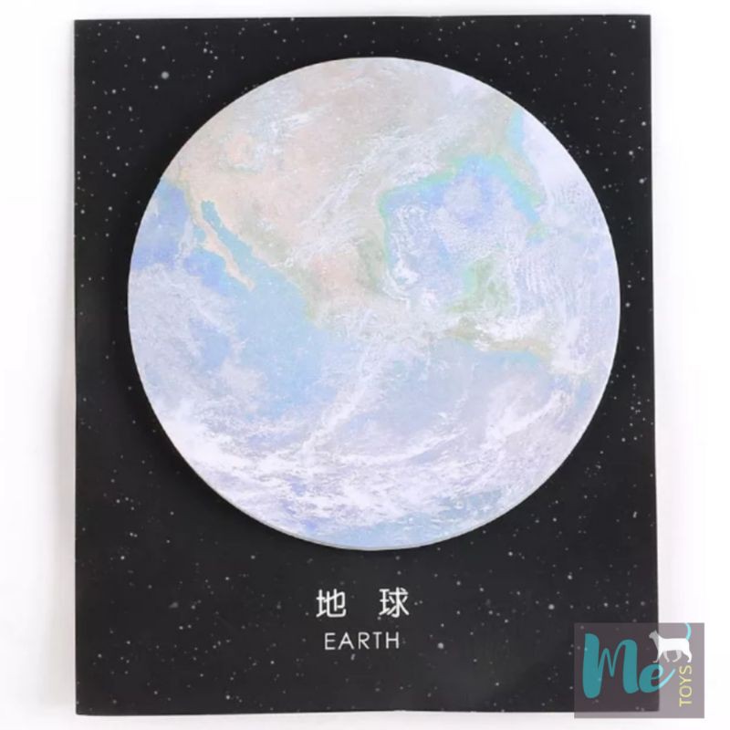 Planet Post-it Notes / Sticky Note Bentuk Planet 1-Earth