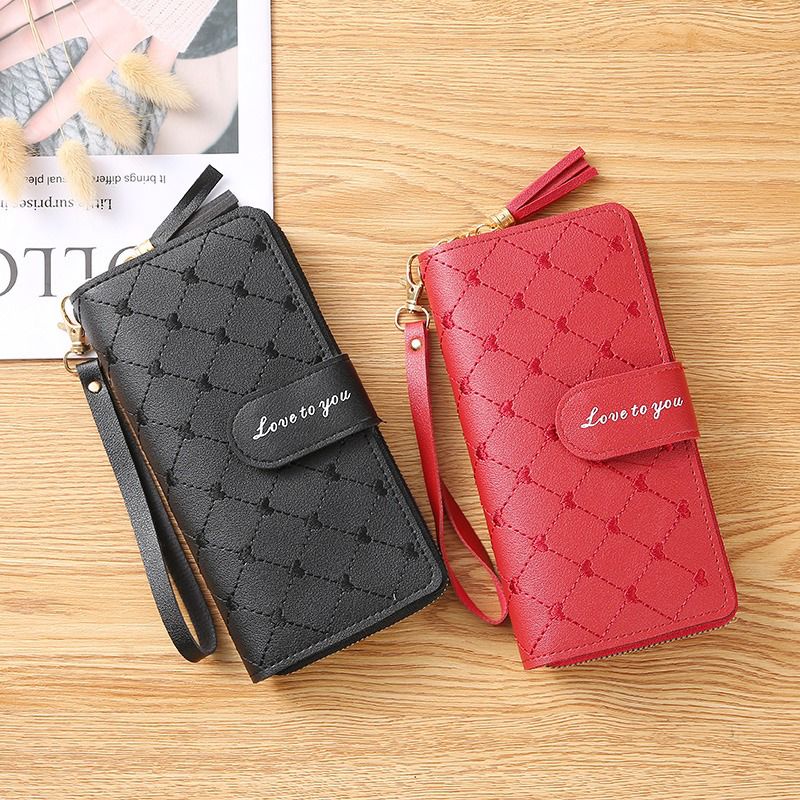 EV D 865-5 dompet panjang wanita Korea style import real pict