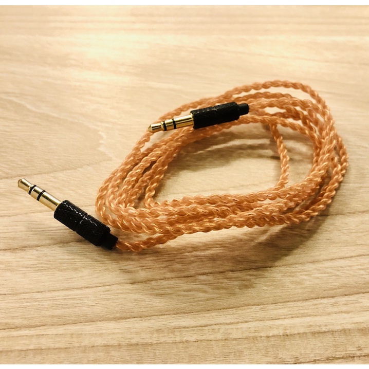 DIY Kabel M2M Crystal Copper AUX Cable 3.5mm Male to Male