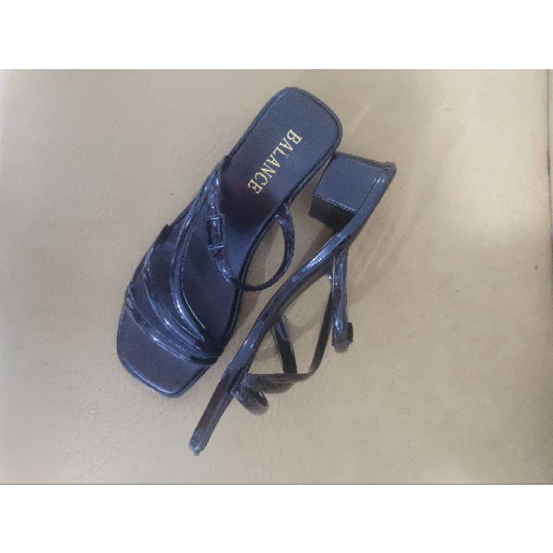 Sun-VINA Sandal Wanita Hak Tahu Tali Gladiator Full Colour Import