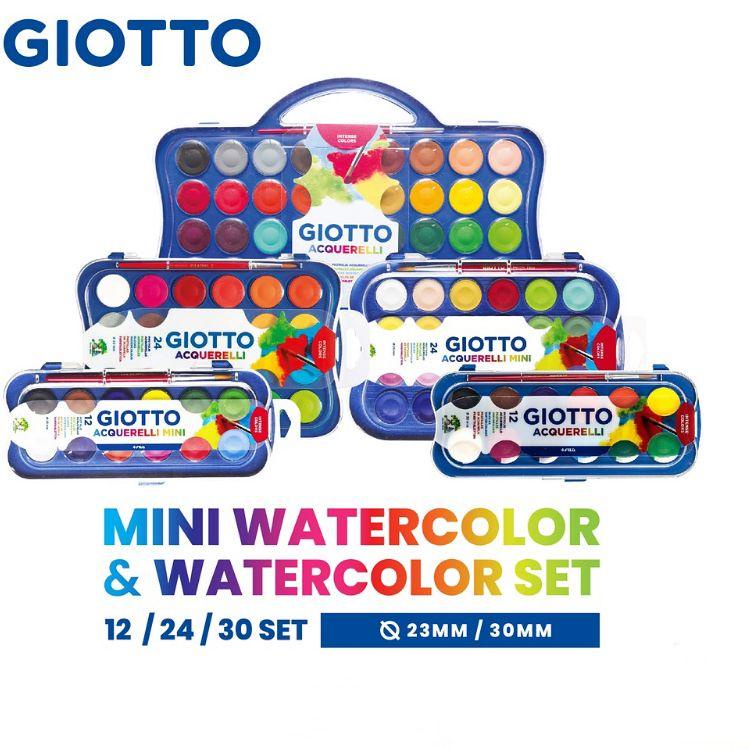 

Murah Terkeren GIOTTO ACQUERELLI WATERCOLOR CAKE BLOCK PAINT SET CAT AIR PADAT