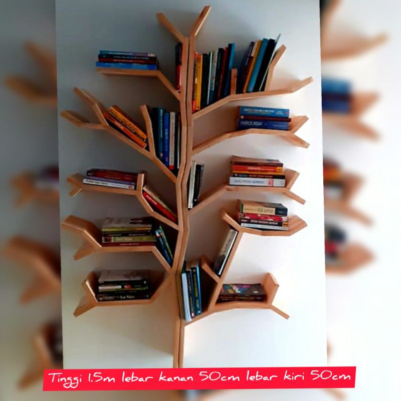 Rak Buku Pohon