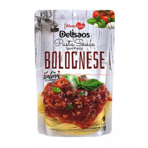 Mamasuka Delisaos Pasta Sauce Bolognese 315gr