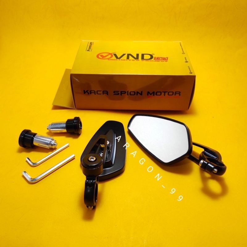 Spion jalu oval vnd kaca bening universal semua motor