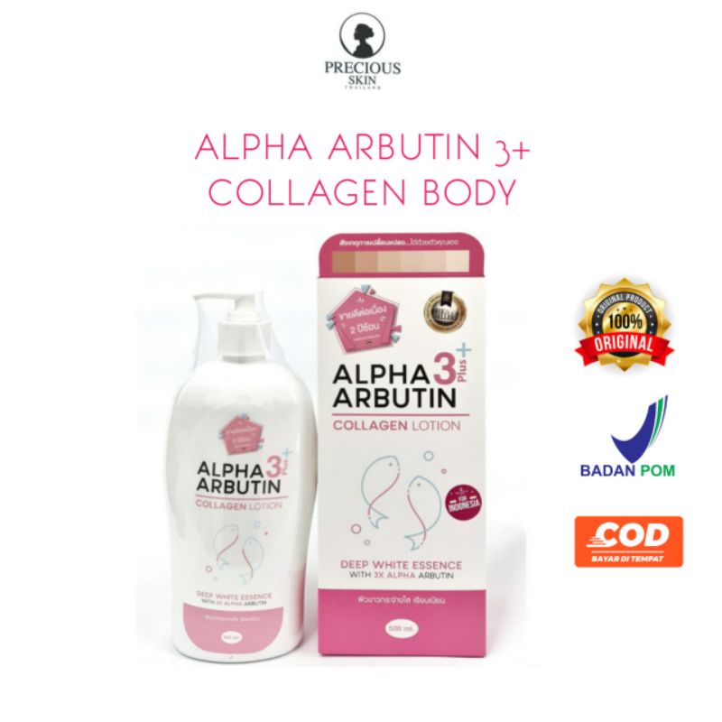 Jual Precious Skin Alpha Arbutin 3+ Collagen whitening lotion 500ml
