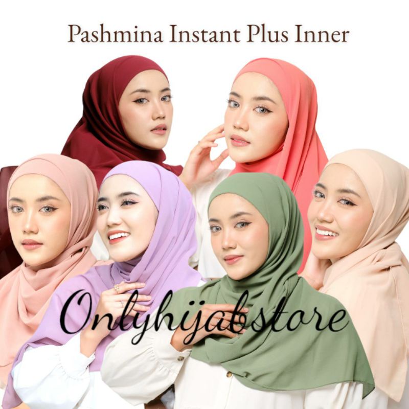 PASHMINA INSTANT PLUS INNER ( 2in1) | PASHMINA INSTANT INNER