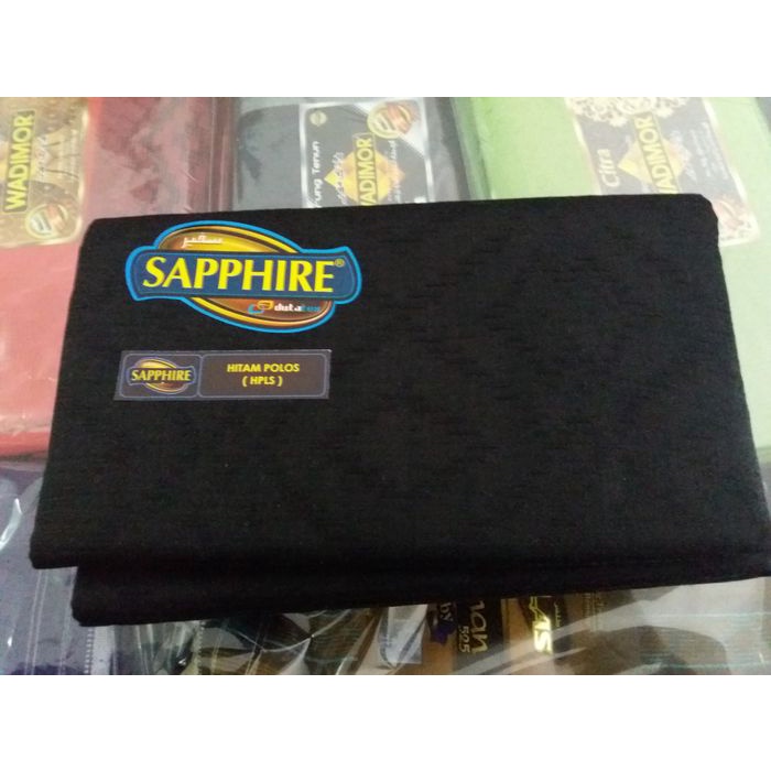 Sarung Tenun Sapphire Polos warna