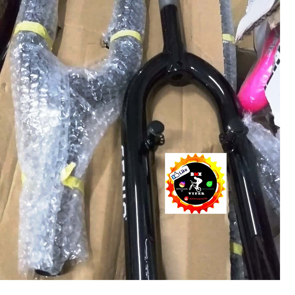 Fork sepeda bmx 20 garpu sepeda bmx standar drat ulir