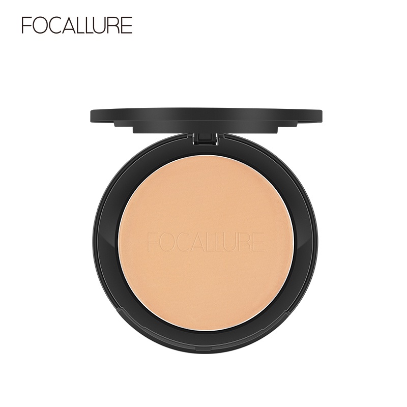 FOCALLURE Oil Control Pressed Powder Matte FA 16 - Bedak Padat