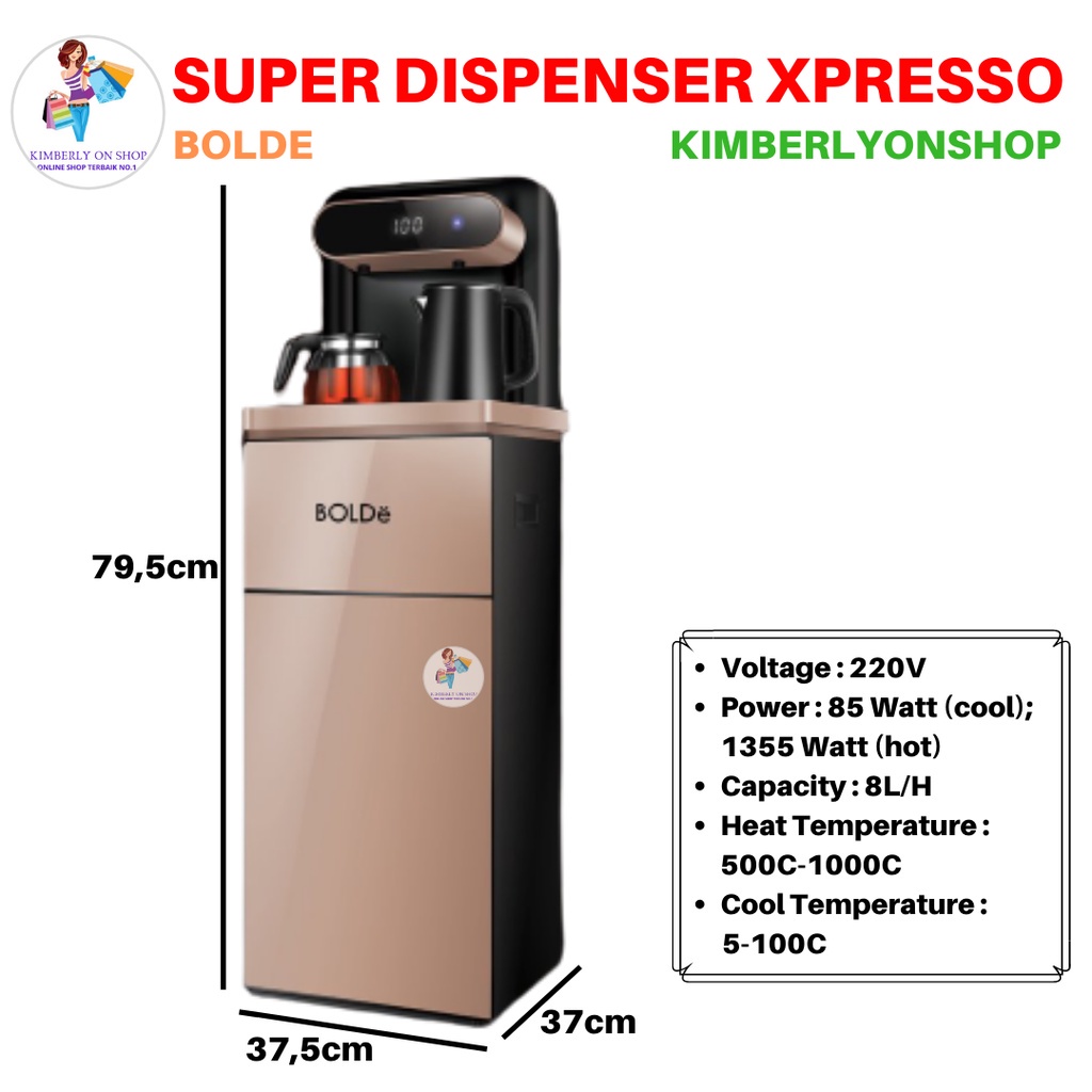 Super Dispenser Xpresso Dispenser Air Galon Bawah Plus Remote BOLDe