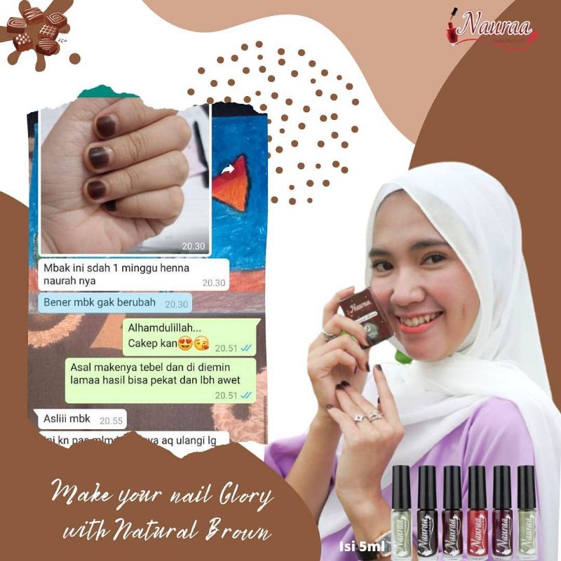 NAURA KUTEK MUSLIMAH KUTEK HENNA HALAL