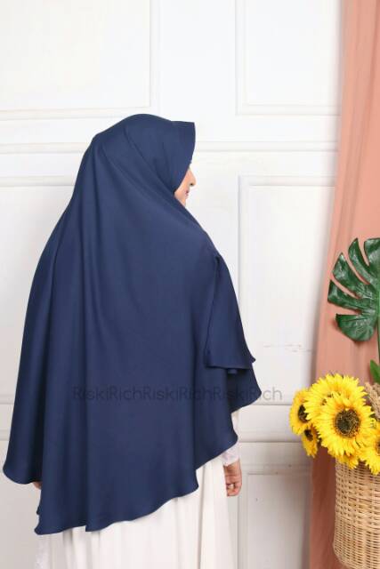 Riskirich ATHIRAH Khimar Instant Syari Premium Flowly