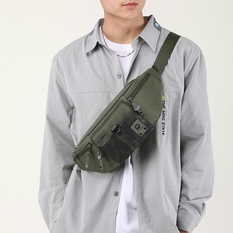 HAOSHUAI 1789 Tas Selempang Pria Waistbag Pria Waterproof WATCHKITE WKOS