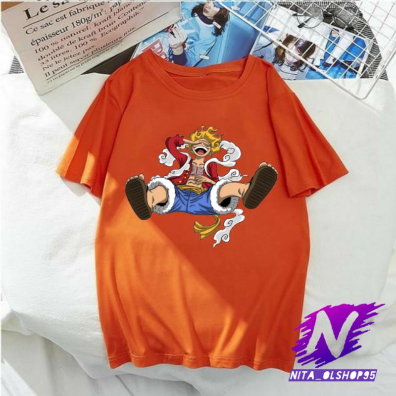 kaos one piece Luffy baju kaos Luffy gear5