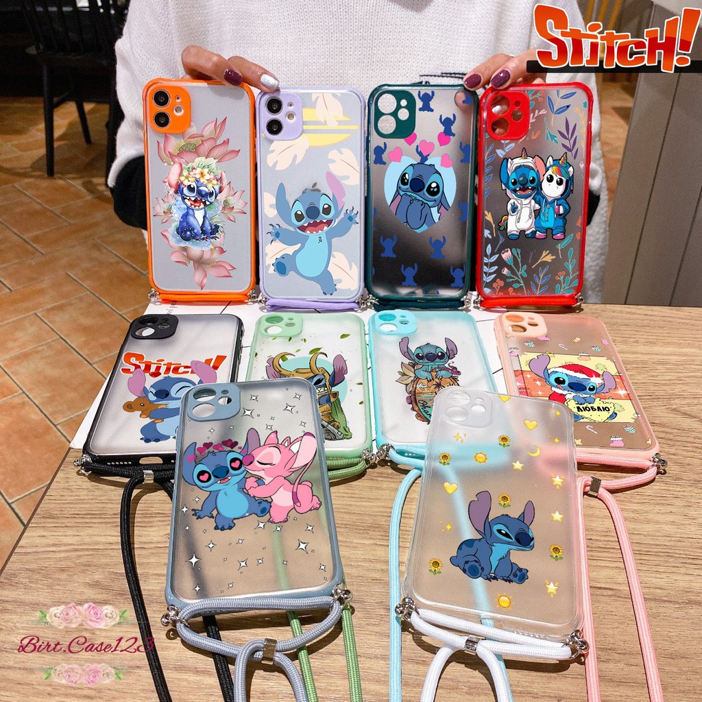 Softcase Slingcase Lanyard Choice STITCH Vivo V9 V11 V11i V15 V17 V20 S1 Pro Se BC3274