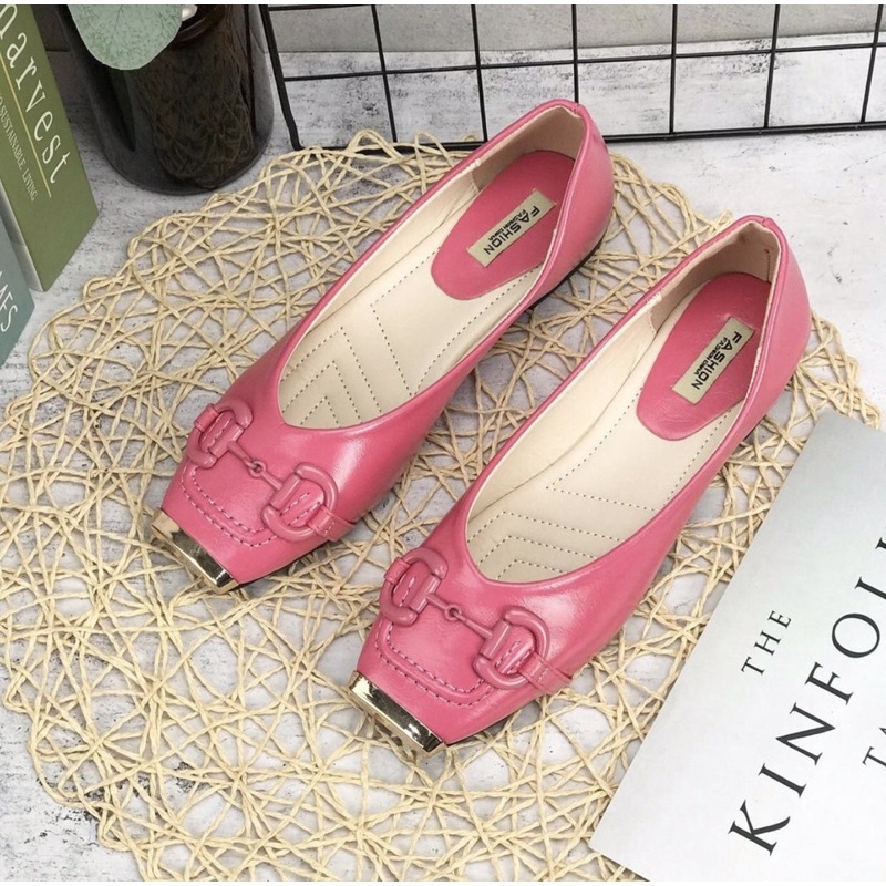 flatshoes 6602 wanita import realpict