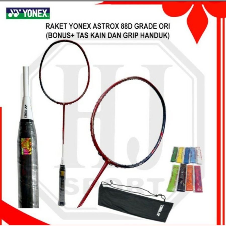 Jual Raket Badminton Yonex Astrox 88D Original Kevin Sanjaya | Shopee ...