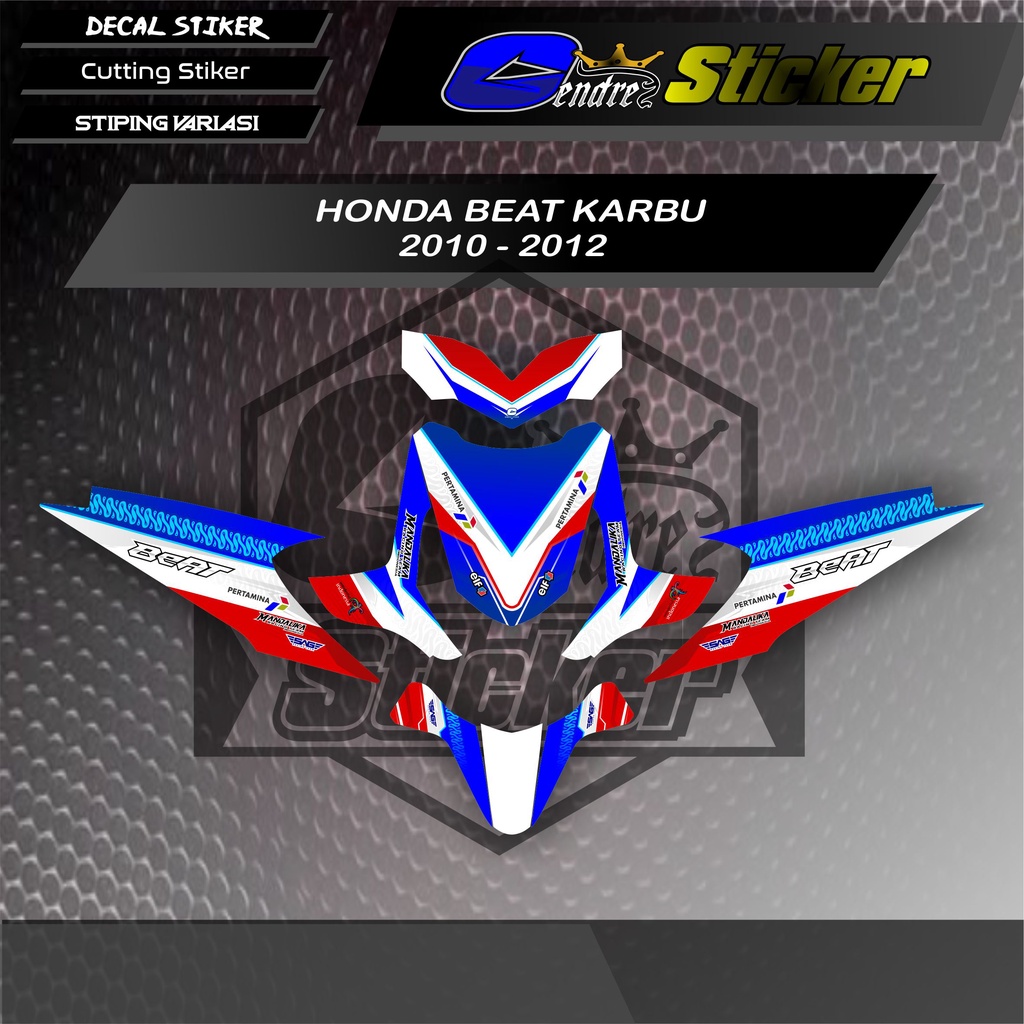 striping decal beat karbu mandalika