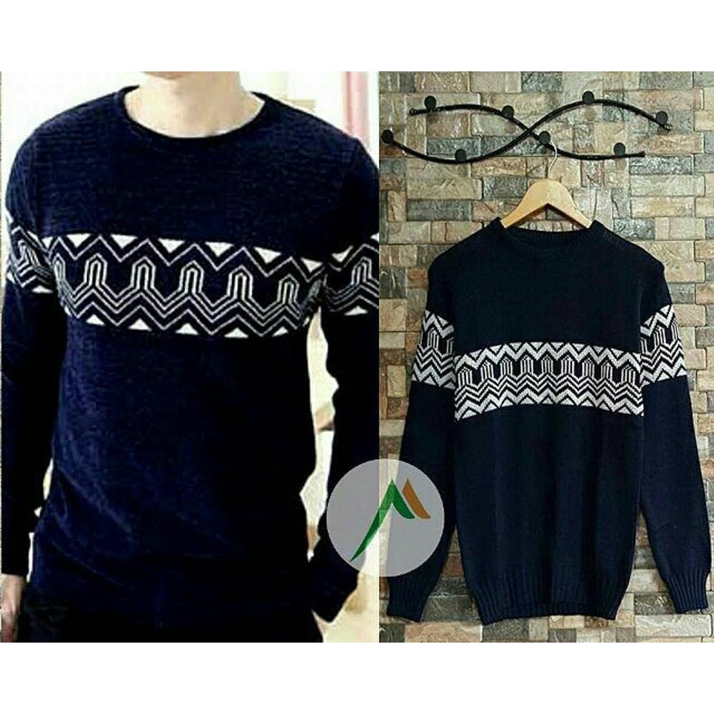 POJOK_FASHION.CO.ID - SWEATER RAJUT ANTHONY TRIBALL BEST SELLER