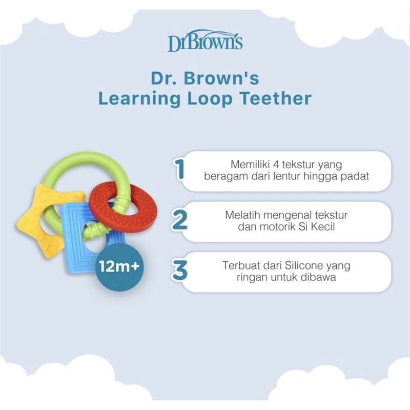 Dr.Brown’s learning loop teether