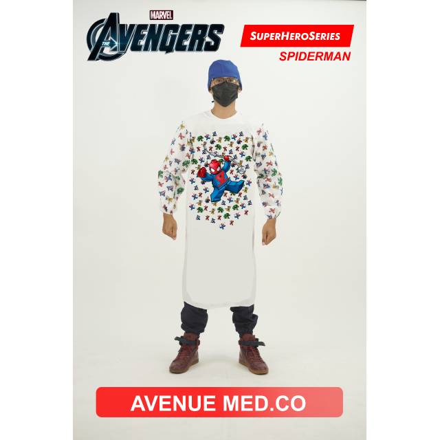 APD GOWN MOTIF CARTOON SPECIAL DOKTER ANAK DOKTER GIGI ANAK KLINIK KHITAN RUMAH SUNAT