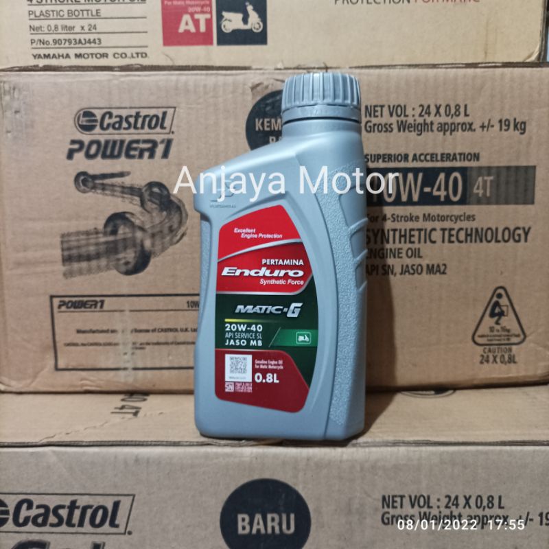 Oli Enduro Matic untuk semua motor matic ORIGINAL PERTAMINA