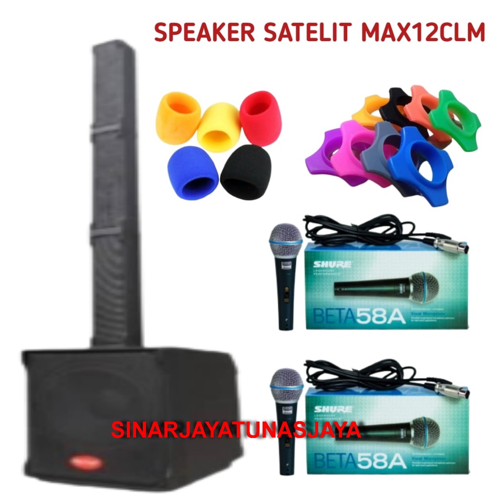 Speaker Active  Satelit BareTone MAX12CLM 12Inch ORIGINAL GARANSI RESMI FREE BONUS