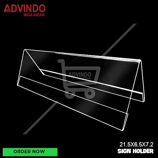 

sign holder / tent holder / name holder / price tag