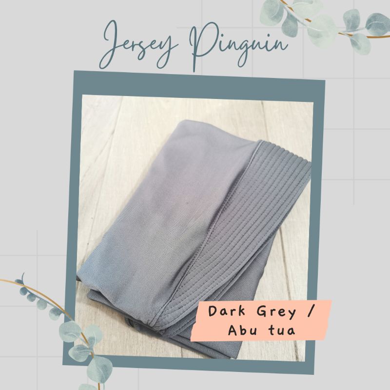 Khimar Jersey Premium | Khimar Penguin | Zifana Instant | Khimar Penguin Instan | Hijab Bergo | Kerudung Sekolah | Hijab Instant Menutup Dada | Kerudung Jilbab Ped Antem |JILBAB INSTAN KHIMAR OLAHRAGA DAILY JERSEY PREMIUM Murah Originaláze WD-Abu Tua