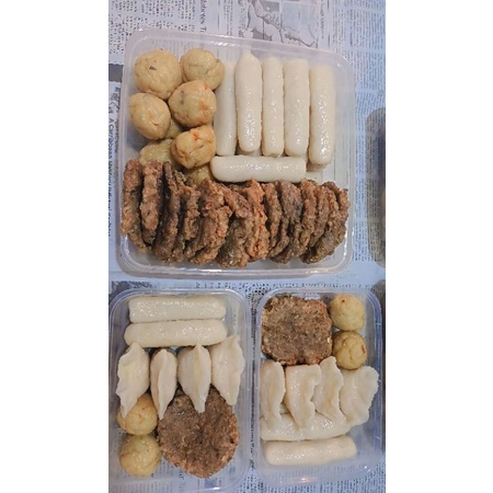 

Pempek Palembang/Pempek ikan Paket kecil 13pcs mix + cuko 250ml