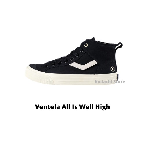 Sepatu Ventela All Is Well High Black - Ventela x Evil x Gading Marten - Ventela Shoes Original