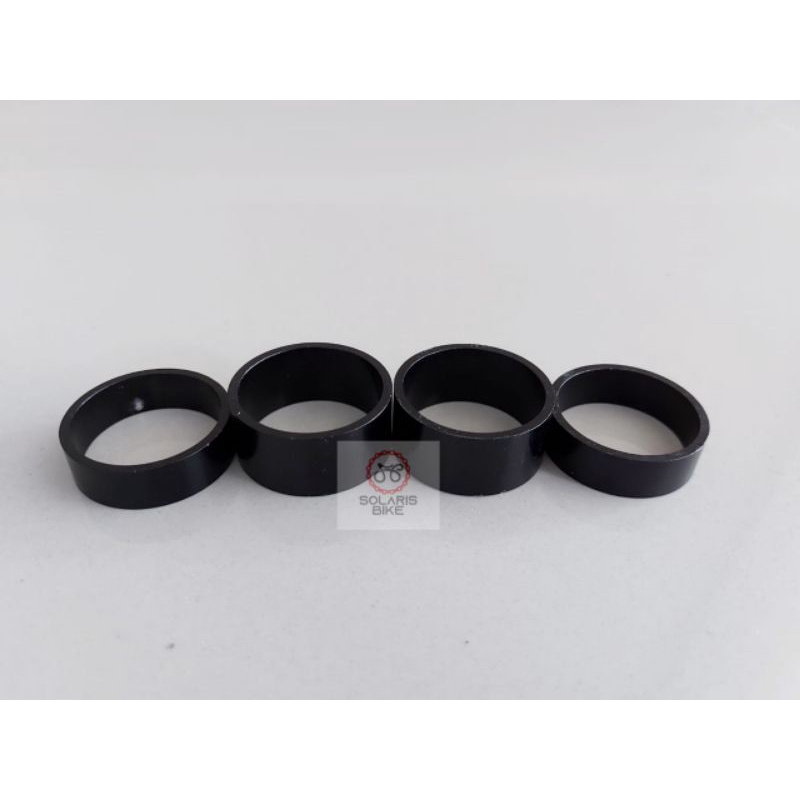 Ring Spacer Headset Stem Fork Gasket Alloy Peninggi Stang