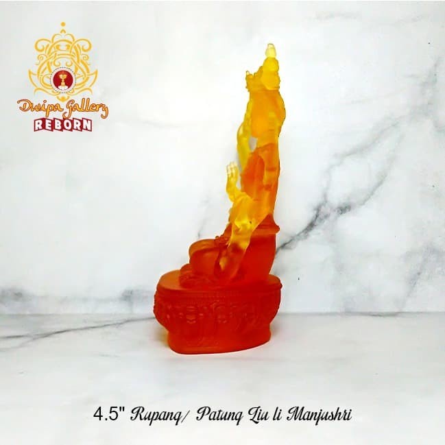 4.5&quot; Rupang/ Patung Liu li Manjushri